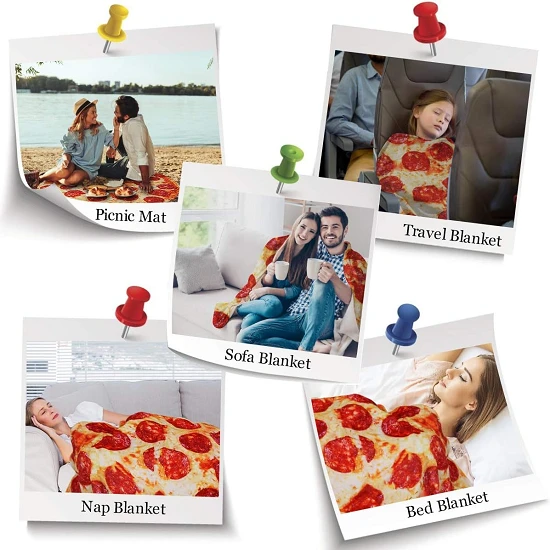 Pizza Blanket For Kids