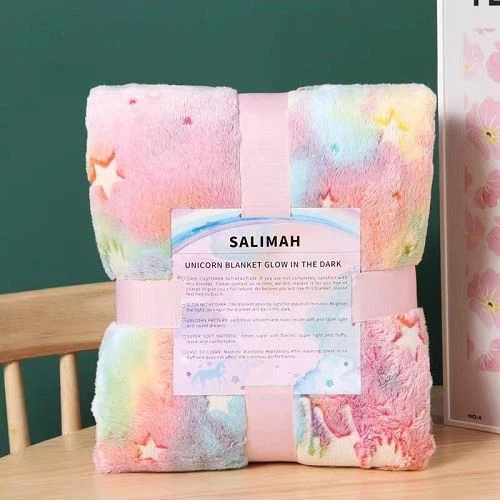 Rainbow Unicorn Magic Baby Blanket
