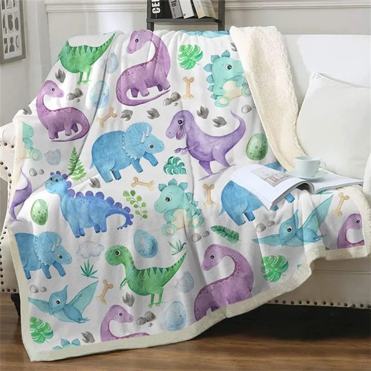 animal sherpa blanket