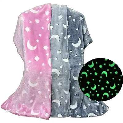 ผ้าห่มผ้าสักหลาดที่พิมพ์