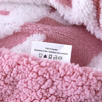 Print Winter Sherpa Blanket