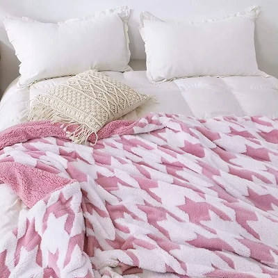 Print Winter Sherpa Blanket